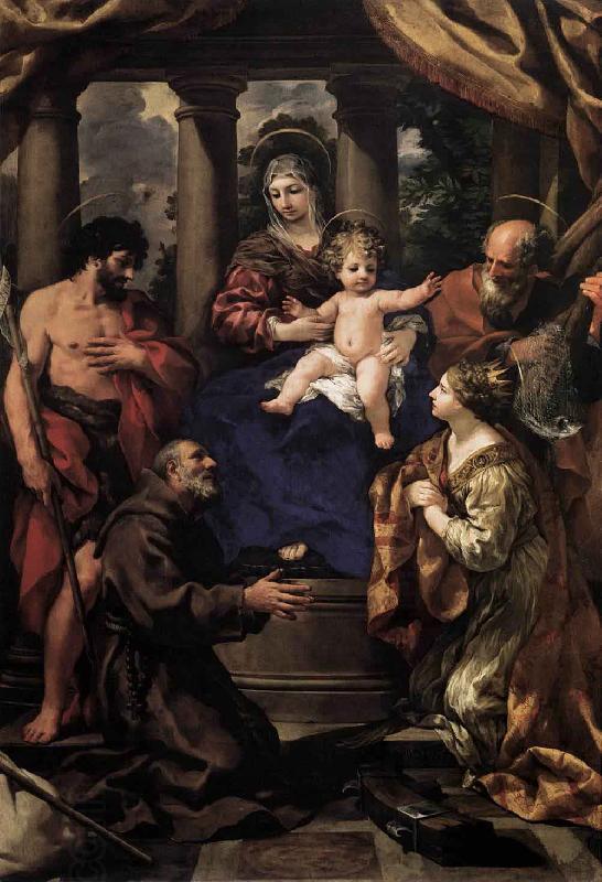 Pietro da Cortona Virgin and Child with Saints China oil painting art